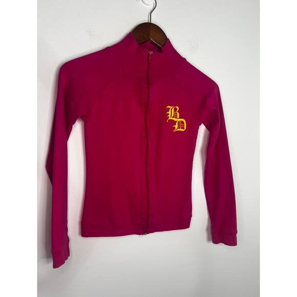 Y2K wet, seal, baby doll, full zip, hot pink sweatshirt size small - Picture 1 of 6